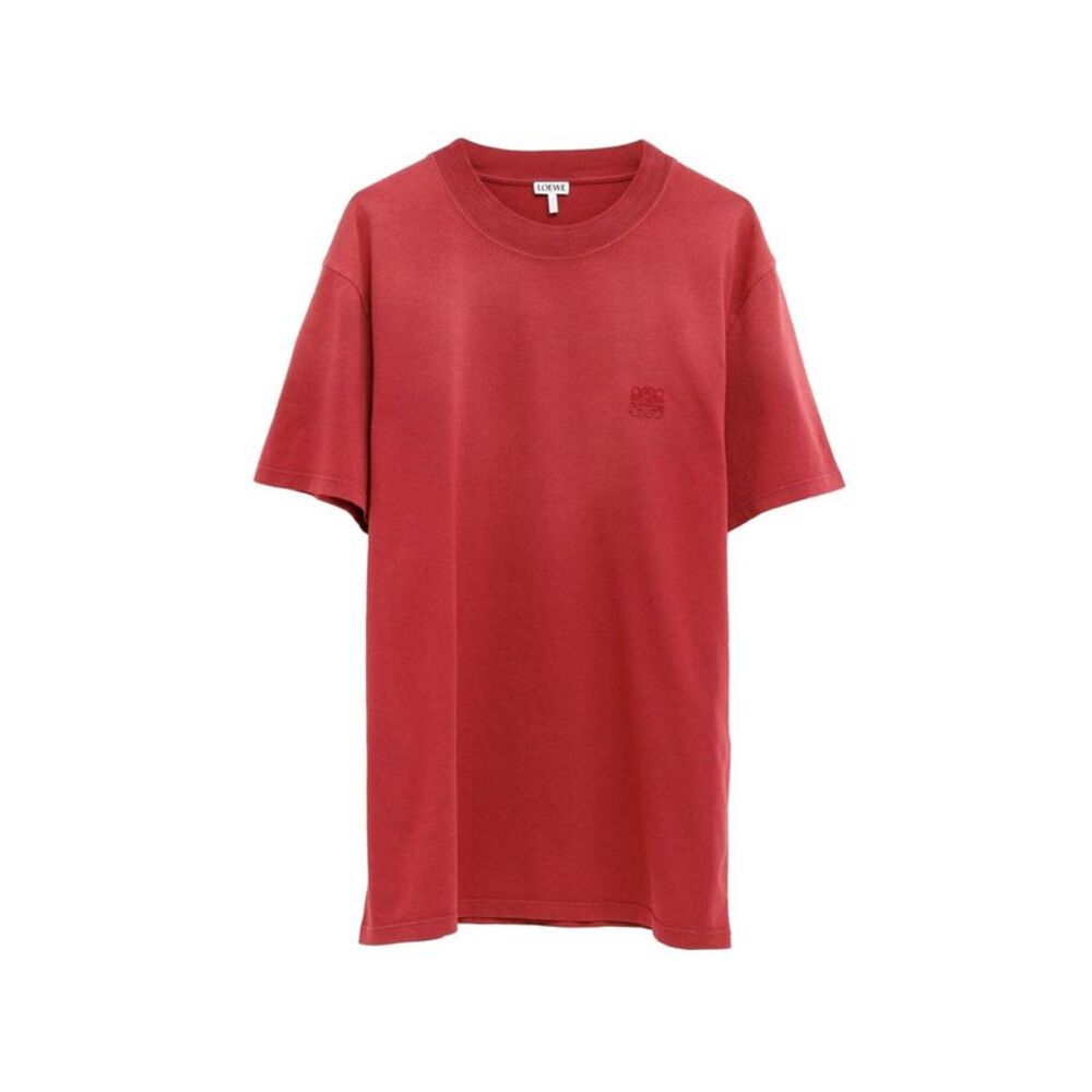 Loewe Men Anagram Cotton T-Shirt
